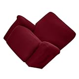 Toyvian Dehnbarer Massage sesselbezug aus Weichem Polyester Elastische Vollabdeckung für Relaxsessel mit Armlehnen Universeller Schutz für Ohrensessel und Clubsessel rutschfest und