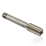 NUSHKI 1pc Rechtshänder Maschinenstecker Gewindebohrer Metrisches Gewinde Gewindebohrer HSS Metallbearbeitung Gewindewerkzeuge,M2,0x0,4