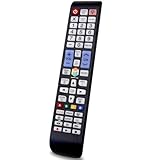 FOXRMT Ersatz Fernbedienung Samsung Fernseher,Samsung Universalfernbedienung für Alle Samsung TV Fernbedienung,Mit Beleuchtung, Sofort Einsatzbereit