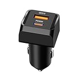Autoladegerät Für Smartphones,Ladegerät Mit 2 USB-C Anschlüssen Für Smartphones - Adapter Für Smart-Geräte,Für Reisen Automobil Lastkraftwagen SUV Van Limousine Mobiltelefon Kamera