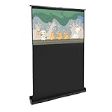 Beamer Leinwand 60 Zoll 16:9,Pull-up Projektor Leinwand,Unterstützt 4K und 8K Ultra High Definition Videos,160° Betrachtungswinkel, Ideal zum Ansehen von Filmen, Spielen oder Konferenzen