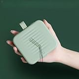 Generic Kleiner Magnetischer Nähkästchen-Organizer mit Spulenhalterung für Nähgarn, Nadeleinfädler, Scheren-Set, Ideal für den Einsatz Im Studio oder in der Schule, PP + TPE-Material (GREEN)