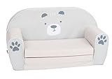 Knorrtoys 68480 - Kindersofa - Bär Paul, Braun
