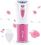 Epilierer Gesichts, Kabellose Epilierer Damen zur Gesichts & Körperhaarentfernung, Elektrischer Mini-Epilierer mit LED-Licht, Bikini Trimmer für die Gesichts Körper Achsel Bikini Bein