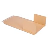 verpacking 100 Buchverpackungen DIN A5 217x155x10-50 mm Universal Wickelverpackung, flexibel, Groß- & Maxibrief geeignet