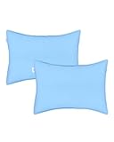 ALVABABY 2TPN02A Kissenbezüge für Kleinkinder, dehnbar, weich, für Kinder, 33 x 45,7 cm oder 30,5 x 40,6 cm, Umschlag für Mädchen, Jungen, schläfriges Reisen, Rosa, 2 Stück