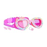 Jugendbrille - HD Heart Shape Kids Diving Goggles | Unisex Schwimmbrille für Kinder, Anti-Beschlag-Schwimmausrüstung mit Nasenklammer + Ohrenstöpsel, Schutzbrille