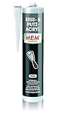 MEM Riss- und Putz Acryl, Acrylat-Dichtstoff für strukturierte oder mineralische Untergründe, Innen und außen anwendbar, Überputzbar und überstreichbar, Lösemittelfrei, 300 ml Kartusche, Weiß
