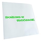 Kiwistar - Autoaufkleber - Neongrün - 20x4cm Sponsored by Versicherungen Insurance Aufkleber für Auto, Laptop, Fahrrad, LKW, Motorrad mehrfarbig JDM Decal Racing