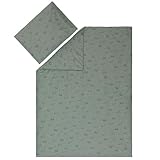 Fillikid Bettwäsche Set 2-teilig | Baby-Bettwäsche aus weichem Jersey | Decken- & Kissenbezug 100x135 cm / 40x60 cm | 100% Baumwolle, atmungsaktiv & hautfreundlich | Für Babybett & Kinderbett geeignet