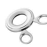 SWETRACE Eierschalentrenner Edelstahl mit Topper Ergonomischer Eieröffner für Gekochte Eier Stabiler Küchenhelfer zum Schnellen Öffnen der Schale