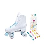 C SEVEN C7skates Farbige Rollschuhe – anpassbare Color Me Quad-Skates mit radierbaren Markern – lustiges DIY-Design für Kinder und Erwachsene (Color Me, Damen 8/Herren 7)