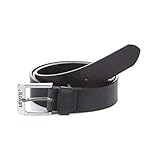 Levi's Unisex Free Gürtel, Schwarz (Black), 95 cm (Herstellergröße: 95)