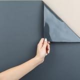 MARAPON® Klebefolie für Möbel in Grau [90x200 cm] Möbelfolie - Unicolor selbstklebende Folie in Matt für Küche, Wohnzimmer, Kinderzimmer und alle glatten Oberflächen - ohne Weichmacher