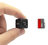 KUUS.® C1 Mini Überwachungskamera innen 2,3 cm | Kamera überwachung innen mit Nachtsicht & kleine Kamera | Full HD 1080P Micro Camera ohne WLAN mit aufzeichnung 32-GB SD Speicherkarte für Innen