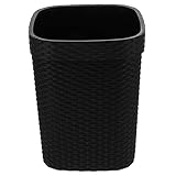 PRETYZOOM ülleimer Im Rattan Look Multifunktioneller Abfallkorb Für Büro Und Zuhause Langlebiger Abfallbehälter Ideal Für Und üll