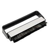 Whltzf Kohlefaser Reinigungswerkzeug Für Vinyls Schallplatten Antistatischer Ergonomischer Griffreiniger DJ Vinyls Reinigungsbürste Kohlefaser