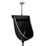 Wasserlose Urinaltrog zur Wandmontage, mit 150 cm Schlauch, hocheffizient, universelles Outdoor-Camper-Urinal für einfaches Auswaschen (Nero)
