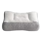 UJEDFHV Memory Foam Kissen Kissen Memory Foam Nackenkissen Zur Schmerzlinderung Beim Schlafen, Dickes, Elastisches Nackenstützkissen Mit Atmungsaktivität for Schmerzfreie Nacken(M)
