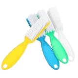 Ipetboom 4 Stück Nagelbürste Zum Reinigen Fersenschaber Bausatz Nagelbits Borste Nägel Fingernagel Sofortiger Nagelhautentferner Fingerpeelingbürste Maniküre-kit Clipper Schermaschinen