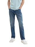 TOM TAILOR Herren 1042341 Marvin Straight Jeans, 10113 - Clean Mid Stone Blue Denim, 36W / 34L EU