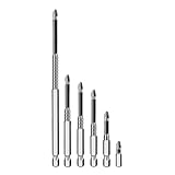 Magnetische Bohrer | Satz für Schlagbohrer in sechs Teilen | Multifunktionale Anti-Schock-Bits für Automobilbau Sanitär-Elektrizität Metallurgie Wartung von Möbeln und Decken