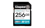 Kingston Canvas Go Plus SDXC Speicherkarte Gen4 200MB/s C10 UHS-I U3 V30 256GB-SDG4/256GB