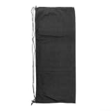 Weiche Flanell-Tennisschlägertasche mit Kordelzug, leichtes Design für bequeme Aufbewahrung von Schlägern