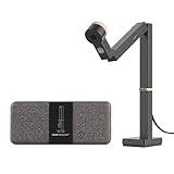 CZUR Fancy S Pro 4K USB-Dokumentenkamera & 12MP Webcam mit LED-Licht und Mikrofon, bis zu 60 fps, Autofokus, für Fernunterricht, Live-Streaming, Webkonferenz, für Mac und Windows