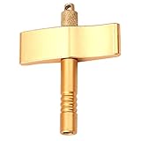 KAILIKETIY Drum-Tuning-Tools trommelsteine trommelstocktasche Schlagzeug-Zubehör Schlagzeuggeschenk drummer Stimmschlüssel für Trommeln Schlagzeug-Tuner Snaredrum-Zubehör Metall Golden