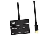 NUOBESTY Kartenleser USB Typ C Adapter Kartenlesegerät Für USB Hochgeschwindigkeitsübertragung Kompatibel Mit Gehäuse Schwarz