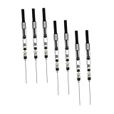 BATHVEVE 7 Stück Teiliges Tintenabsorber Füllfederhalter Nachfüllhilfe Edelstahl Kunststoff Ergonomisch Einfach zu Verwenden Tragbar Geeignet für Füller Patronen Kalligraphie