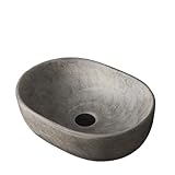 YHxFlux Waschbecken Bad Badezimmer Retro Aufsatzwaschbecken Terrasse Außen Innen Innenwaschbecken Einzelwaschbecken Aufsatzbecken