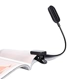 Clip-On-Leselicht für Bücher,Clip-On-Buchlichter zum Lesen bei Nacht,LED-Clip-On-Leseleuchte mit flexiblem Hals | Augenpflegendes, dimmbares, farbwechselbares Nachtlicht für Bettkopfteil, Schlafzimmer