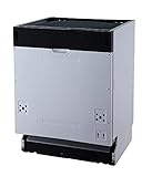 Respekta vollintegrierter Geschirrspüler 60 cm Madita GSP60VV, 12 Maßgedecke, Startzeitvorwahl, Überlaufschutz, höhenverstellbare Füße, Aktivtrocknung, vollelektronisch und leise