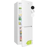 Bomann® Kühlschrank mit Gefrierfach | Energieklasse C | 143cm | Kühl Gefrierkombination leise 40 dB | 3 Ablagen & 2 Schubladen | Türanschlag wechselbar | 173L Kühlgefrierkombi | KG 7359 weiß