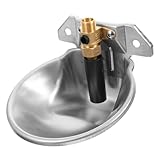 Happyyami Spender Für Wassernapf Für Hunde Trinkbrunnen Für Haustiere Wärmenapf Für Hunde Coop Milch Wasserspender Babyflasche Automatisch Düse Spaniel Kuh Wasserfontäne Rostfreier Stahl
