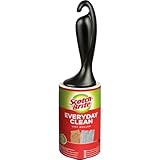 Scotch-Brite Everyday Clean Fusselroller, 1 Rolle 56 Blatt - Fusselrolle für Kleidung und Möbel gegen Fussel oder Tierhaare, Roller ist wiederverwendbar