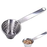 Edelstahl-Messlöffel: Lebensmittel-Löffel aus Edelstahl, multifunktionales Küchenwerkzeug, tragbares Backzubehör für tägliche Mahlzeiten in der Küche