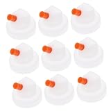 DIKACA 10 Stück Teiliges Sprühdüsen Ersatz Sprühköpfe für Spraydosen Langlebig Vielseitig Einsetzbar für Reinigung Garten Schönheit Einfache Bedienung und Stabile Leistung