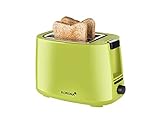 Korona 21133 Toaster | 2-Scheiben-Toaster mit Brötchenaufsatz | Auftau- und Aufheizfunktion | 7 Bräunungsstufen | 750 Watt | Grün