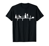 Jäger Jagd Herzschlag Wildschwein Rotwild T-Shirt
