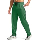 Generisch Freizeithose Herren Lang Jagdhose Bequeme Hose Outdoor Kleidung Hosen Cargohosen Leinen Tactical Pants Grün L