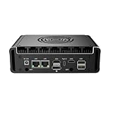 UDPTCP Micro Firewall Appliance, Industrial Mini PC I7-4500U, 4K 2HD + DP Triple Dispaly Output, 2 LAN, USB 3.0, COM, WiFi, Type-C, Firewall Router PC AES-NI, 8GB RAM 256GB SSD (M.2 Nvme)