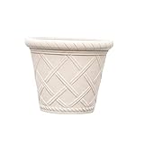 kowaku Universal Römisches Muster Blumentopf Grün Pflanze Blumentopf Pflanztopf Blumentopf für Pothos Aloe Innenpflanze Outdoor Garten Büro, 30,5 cm