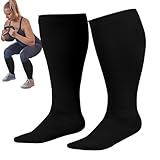 Kompressionsstrümpfe in Übergröße für Damen, breite Wadenkompressionssocken | extra breite Wadenstrümpfe | Kompressionsstrümpfe in Übergröße
