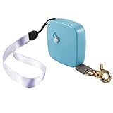 Mikikit Einziehbare Nylon Hundeleine 2 Meter mit Kompaktem Kleiner Design für Kleine Hunde und Katzen Outdoor Spaziergänge