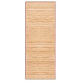 vidaXL Teppich Bambus 80x200cm Wohnzimmer Läufer Bambusmatte Bambusteppich