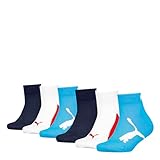 PUMA Unisex Kinder Bwt Quarter, Red/Navy, 35-38 EU