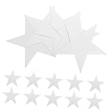 CAXUSD 48 Stück handgeschnittenes Papier Vorratsbehälter klare füllbare Eier Klarer Eierhalter Eierspeicherbehälter befüllbare Kugeln hängendes klares Ei Container Silver